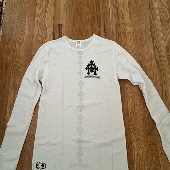 Chrome Hearts | Shirts | Chrome Hearts White Long Sleeve Thermal T